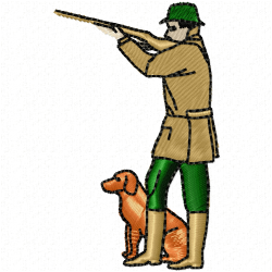 Hunter Embroidery Design 2